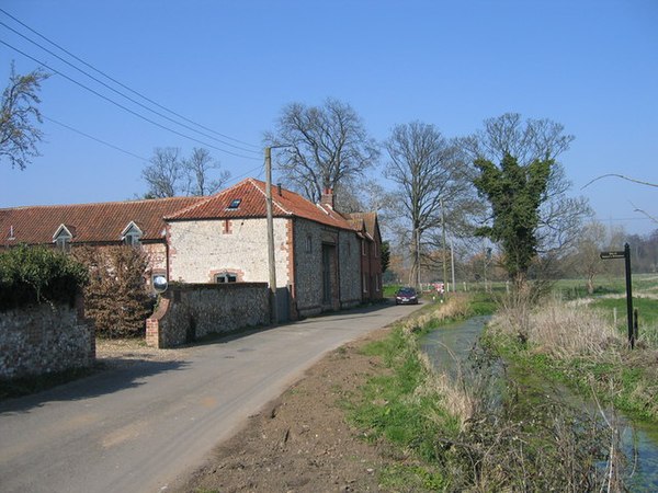 The site of the rectory in Burnham Thorpe where Nelson was born in 1758