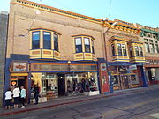 The Letson Loft Hotel (Letson Loft Block) was built in 1883 and is located on 26 Main Street. It was where the Goldwater-Castaneda Mercantile Store was originally located. On December 8, 1883, Daniel “Big Dan” Dowd, Comer W. “Red” Sample, Daniel “York” Kelly, William “Billy” Delaney and James “Tex” Howard held up the Goldwater-Castaneda Store. A gunfight between the thieves and the citizens of Bisbee took place on Main Street in front of the store leaving four people dead in what is known as the infamous "Bisbee Massacre".