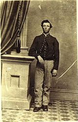 PVT Bissel Pierce Rice, member Battery E, 1st Illinois Light Artillery Bissel Pierce Rice.jpg