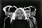 Blondie in 1977. L-R: Gary Valentine, Clem Burke, Debbie Harry, Chris Stein, and Jimmy Destri