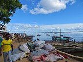 Lamu på ön Lamu i Lamu-arkipelagen