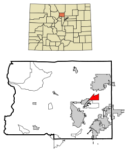 موقعیت نیوت، کلرادو در نقشه