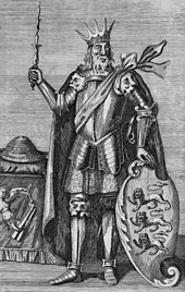 Illustration of mediaeval king