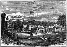 The village of Broughton in 1850