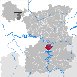 Tidigare läge för kommunen Burgk i Saale-Orla-Kreis