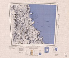 מפת רכס נאש קרחון דיקי נמצא במרכז הרביע החמישי מימין, בשורה השנייה מלמטה של רביעי המפה