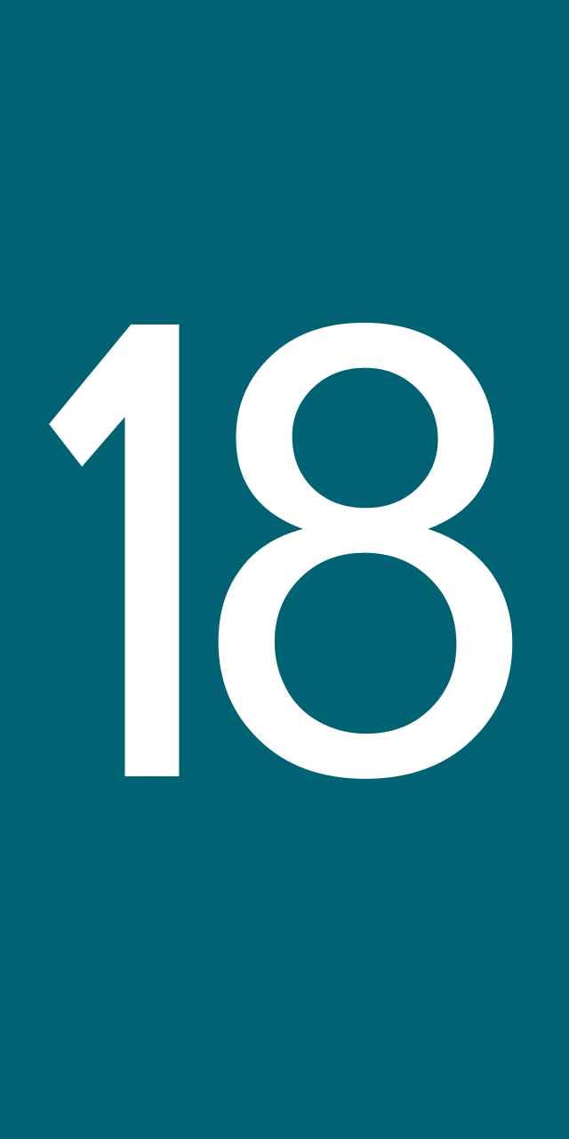 18 svg. Логотип 18 линия. 18 Число арт.