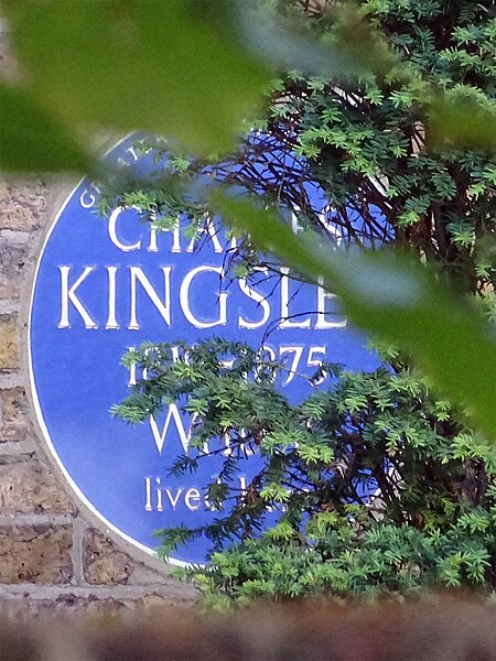 File:CHARLES KINGSLEY 1819-1875 Writer lived here.jpg