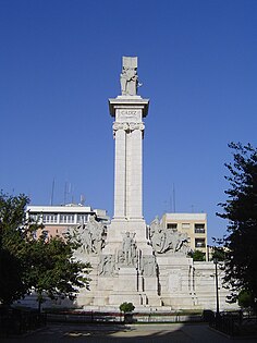 Monumant e Cádiz d'ar Breujoù bodet eno da goulz ar seziz