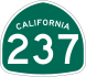 Marcador de la ruta estatal 237