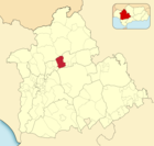 Расположение муниципалитета Кантильяна на карте провинции