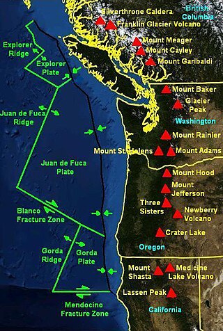 <span class="mw-page-title-main">Mendocino Fracture Zone</span> Geologic fracture zone and transform boundary near northern California