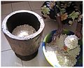 Cassava flour - loading mortar.jpg