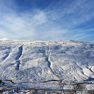 Cefn Cul mountain in United Kingdom