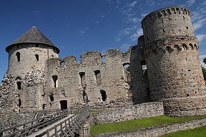 Wenden castle was the seat of Livland Landmeister. Cesis, Latvia (7368054264).jpg