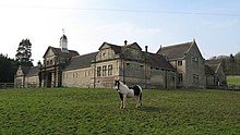 Stable block, across the road (B6318) from the house. Chesters Stud and Chesters Feed Supplies - geograph.org.uk - 779957.jpg