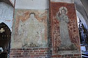 English: Fresco in Church of St James in Torun