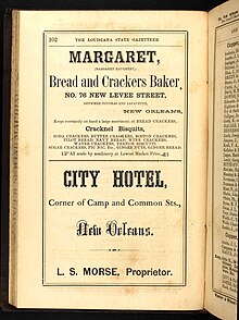 City Hotel of New Orleans in 1861 city directory City Hotel of New Orleans.jpg