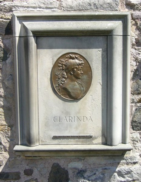 Agnes Maclehose's gravestone.