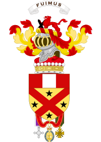 Wappen von Stanley Melbourne Bruce, 1. Viscount Bruce von Melbourne.svg