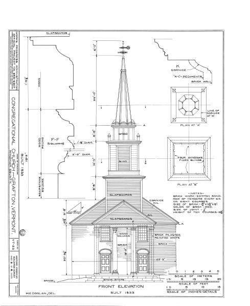 File:Congregational Church, Grafton, Windham County, VT HABS VT,13-GRAFT,1- (sheet 2 of 6).png