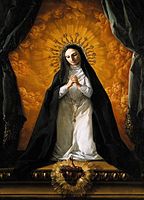 Corrado Giaquinto - St Margaret Mary Alacoque Contemplating the Sacred Heart of Jesus - WGA8959.jpg