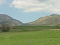 Vue au-dessus de Bressouleille sur les derniers kilomètres du col sur le versant sud-est