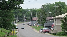 Looking east along Main Street (H-42)