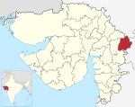 Dahod in Gujarat (India).svg