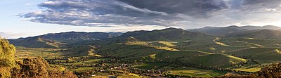 Thumbnail for File:Dawn over swifts creek panorama edit.jpg