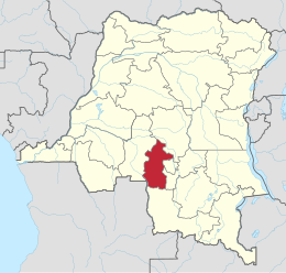 Province centrale Kasai - Location