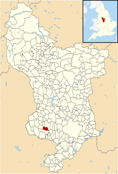 Derbyshire UK parish map highlighting Barton Blount.svg