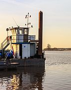 Driver bridge of the Margriet Port side.