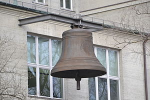 Close-up of the bell