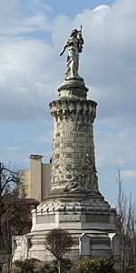 Monument til ære for forsvarerne af byen Dijon