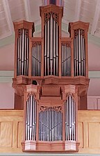 L'orgue de l'église Saint-Symphorien.