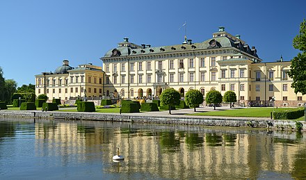 The world heritage Drottningholm Palace in Ekerö, just outside Stockholm's city limits