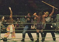 Sabu, Tommy Dreamer, Van Dam and The Sandman (ECW Originals) performing their signature poses ECW originals313.jpg