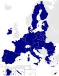 Karta över Europaparlamentets valkretsar