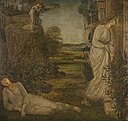 Edward Burne-Jones (1833-1898) - Zephyrus Bearing Psyche (Palace Green Murals) - 1922P189 - Birmingham Museums Trust.jpg