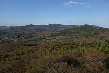 Krajobraz gór Taunus