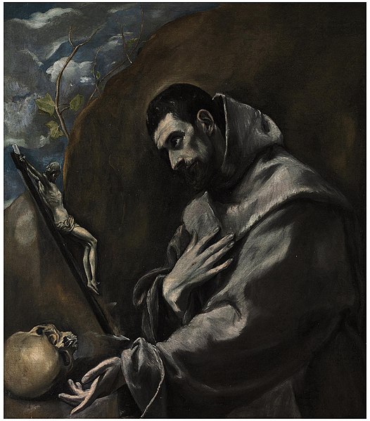 File:El Greco - Saint Francis of Assisi in meditation, Frati 51c.jpg