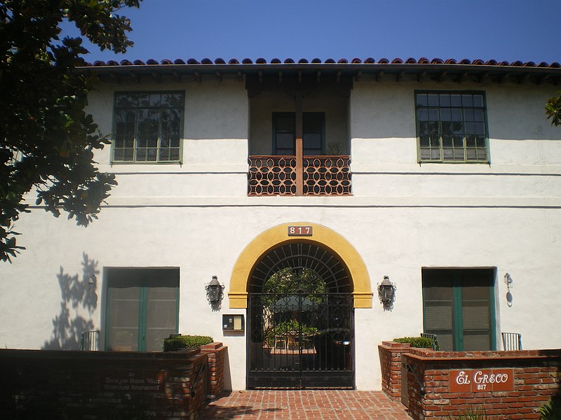 File:El Greco Apartments, Los Angeles.JPG