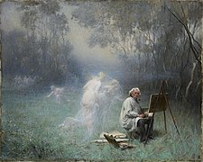 Hommage à Corot, 1892, Musée d'Art et d'Histoire Baron-Gérard, Bayeux.