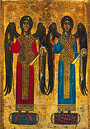 Archangels Michael and Gabriel, 12th cenrtury, Saint Catherine's Monastery