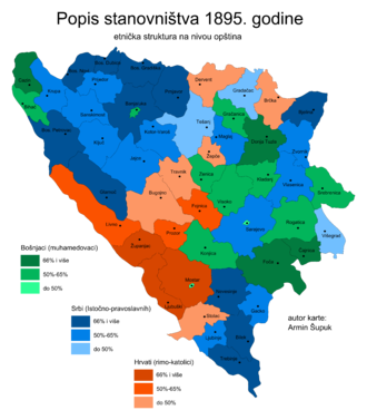Map based on results. Etnicka struktura Bosne i Hercegovine 1895. godine.png