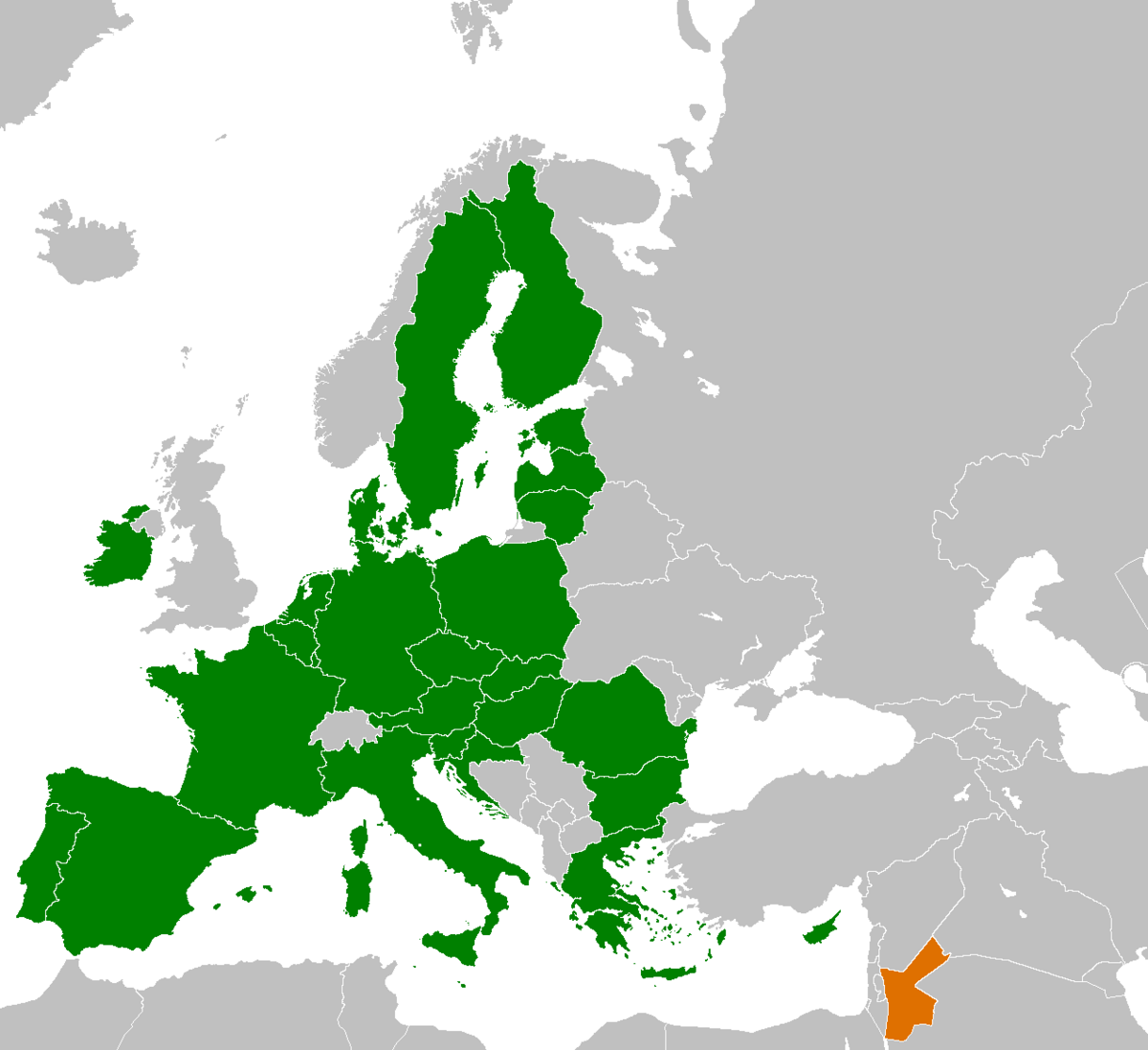 green countries jordan