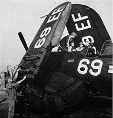 A VMF-213 at Marine Corps Air Station El Toro in 1947.