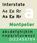 Thumbnail for Interstate (typeface)