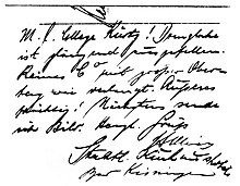 Postcard from Master Ulrich to his colleague Kreutz: “The cathedral bell is shiny.  Pure C0 with a large oberterz as requested.  The exterior is magnificent. "